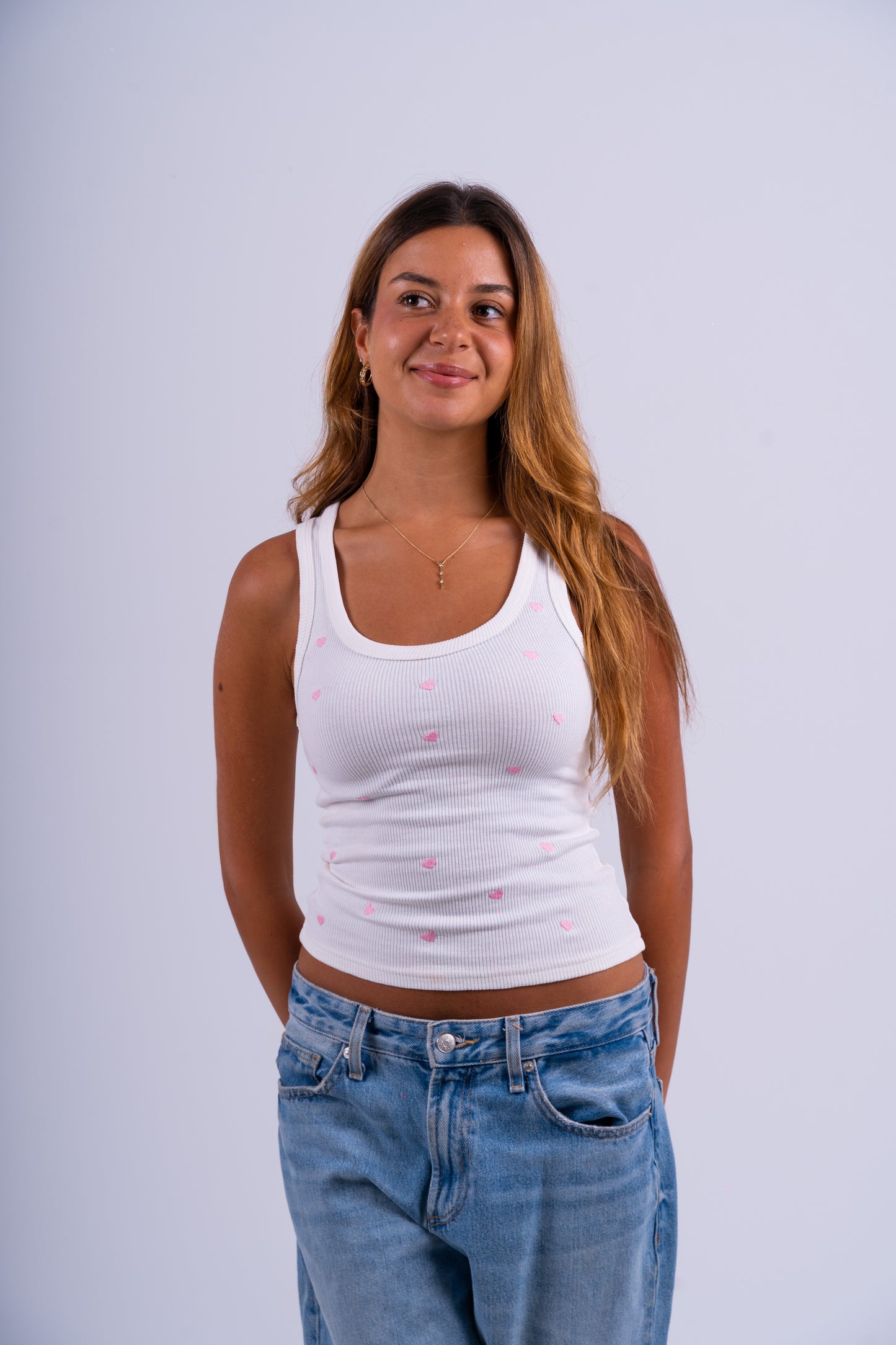 Pink Hart Tank
