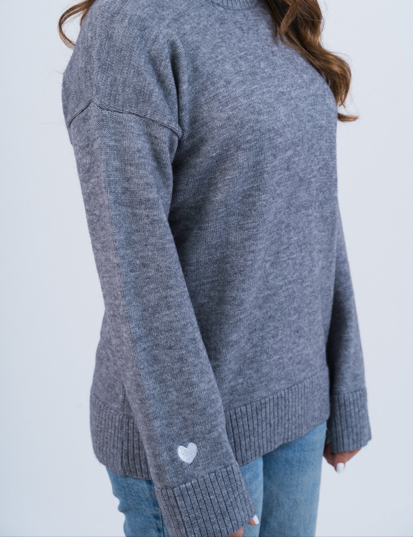 Grey Knit Sweater