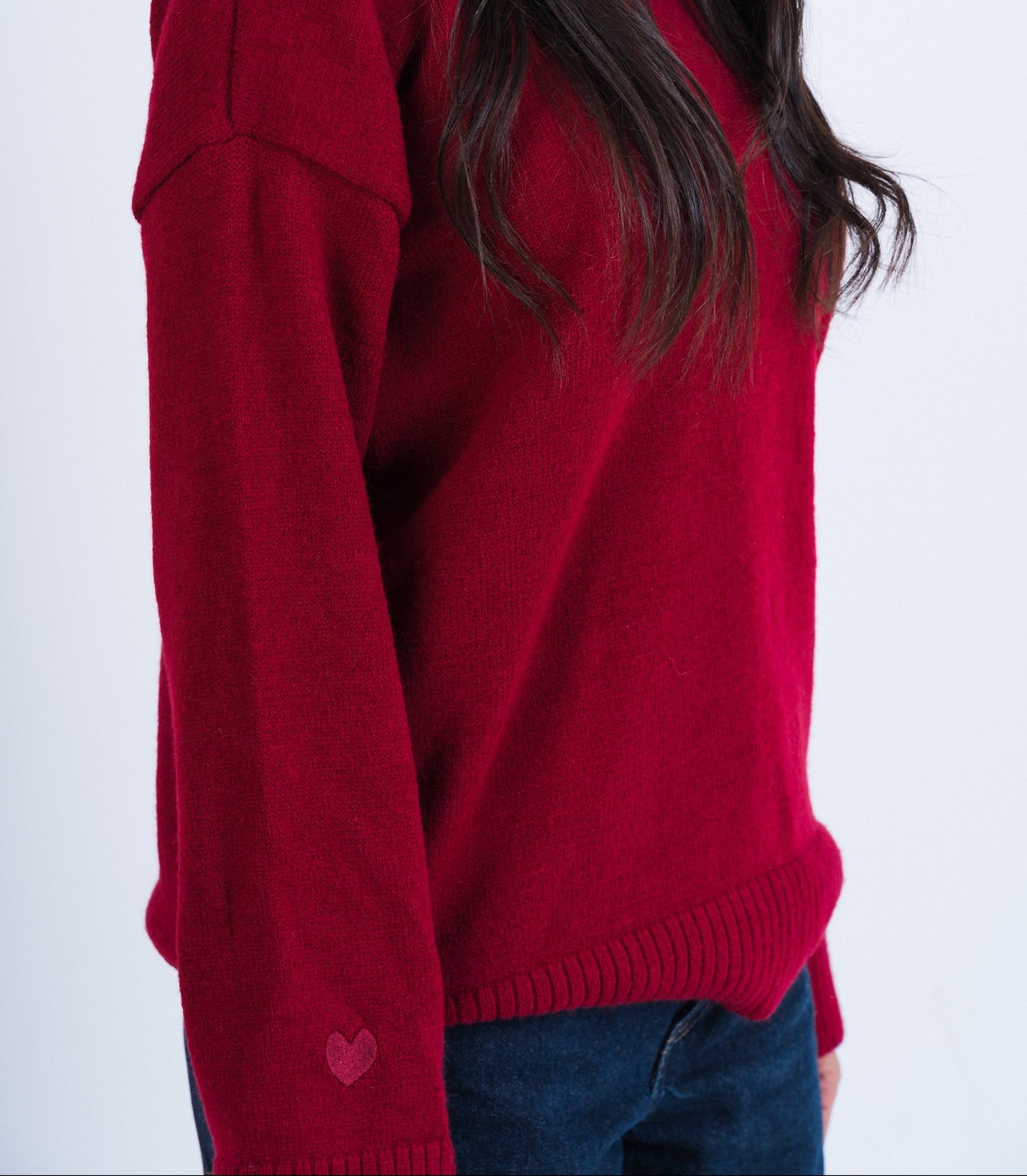 Red Knit Sweater