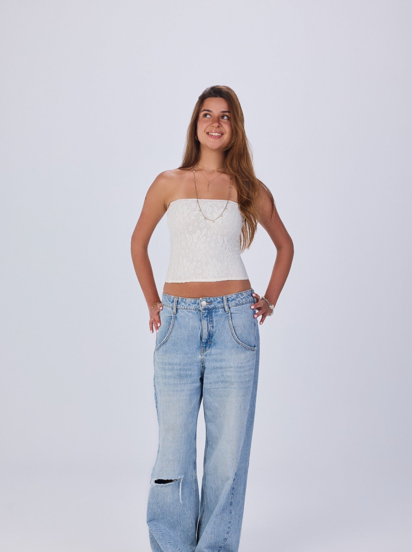 White Darling Tube Top