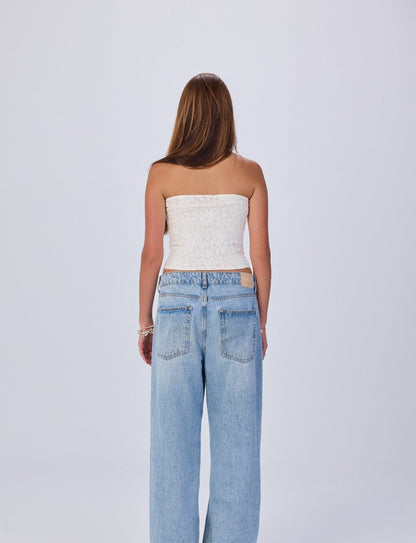 White Darling Tube Top