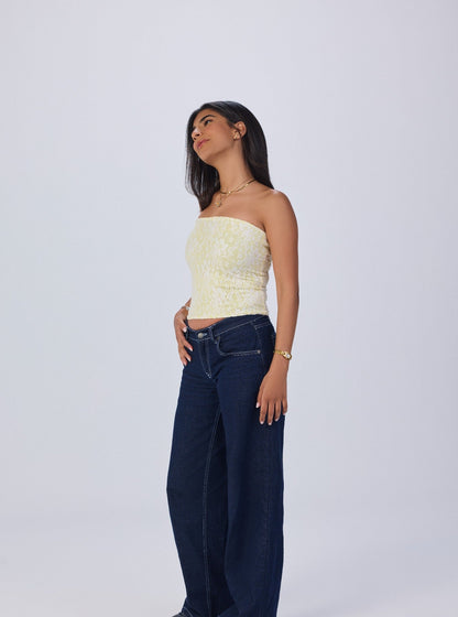 Yellow Darling Tube Top