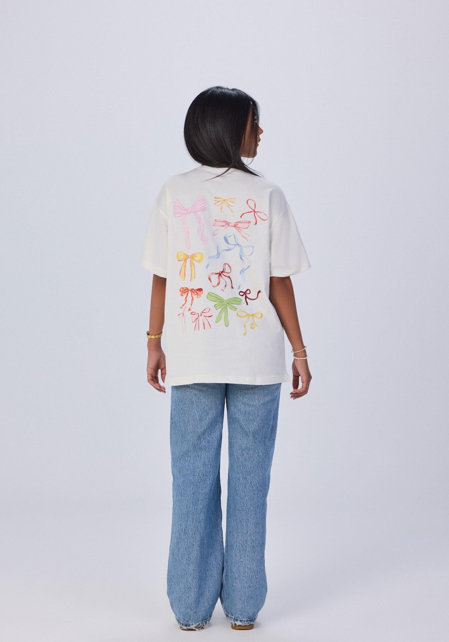 “Tied To Something Beautiful” Oversized Tee