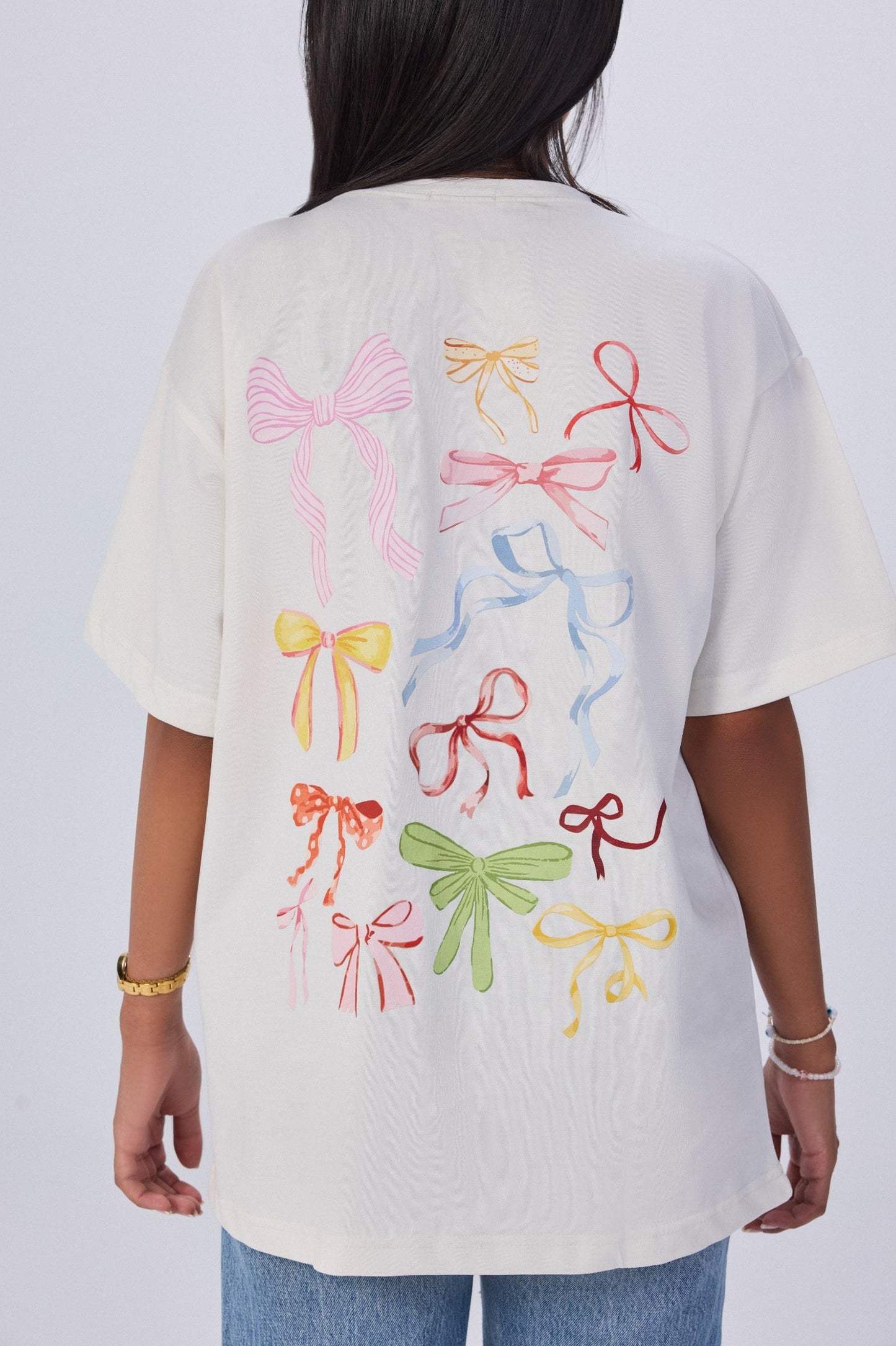 “Tied To Something Beautiful” Oversized Tee