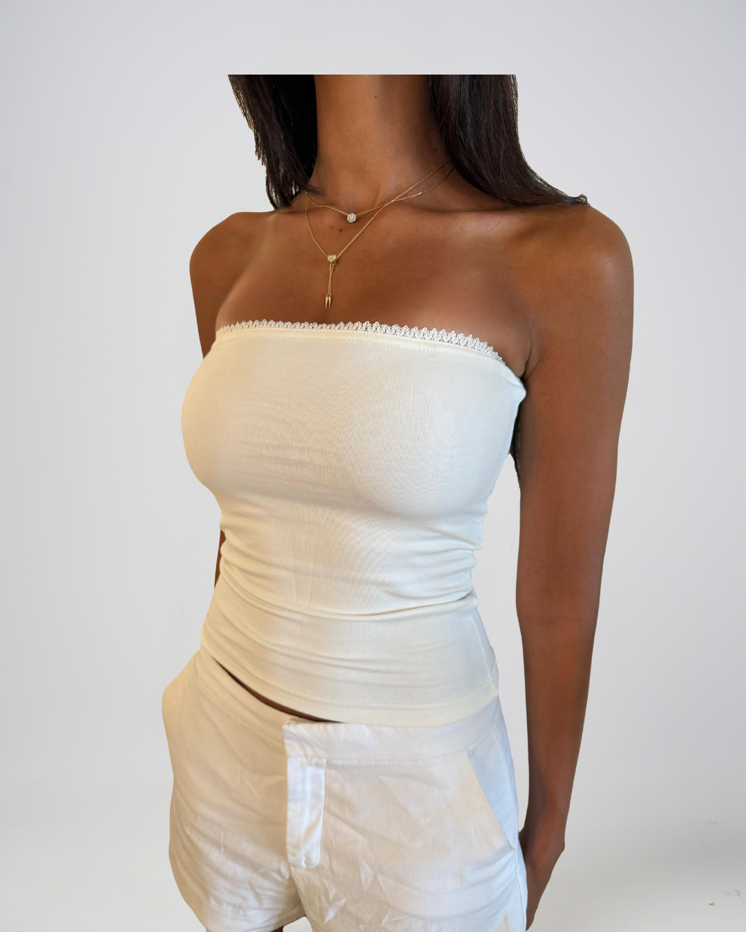 White Tube Top