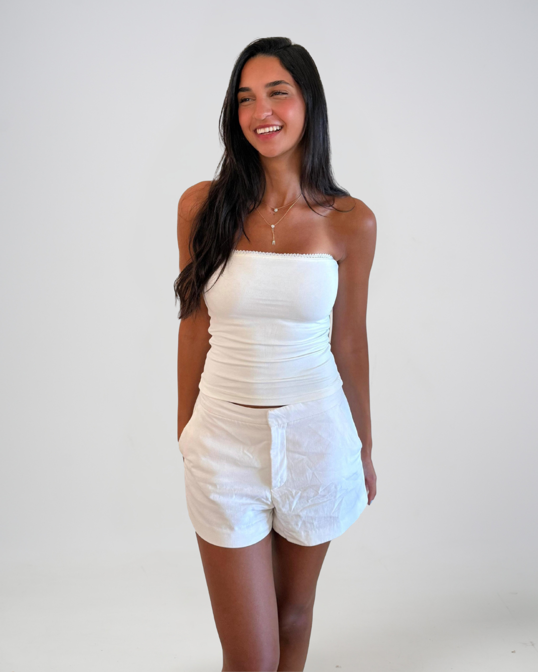 White Tube Top