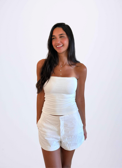 White Tube Top