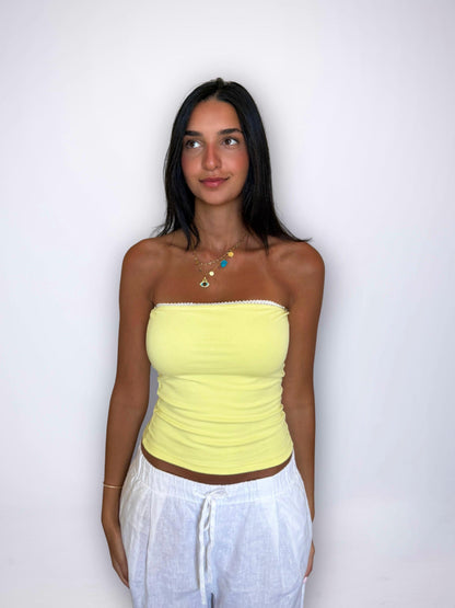 Yellow Tube Top