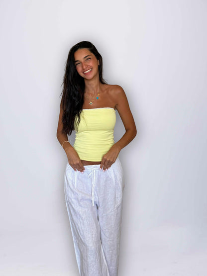 Yellow Tube Top