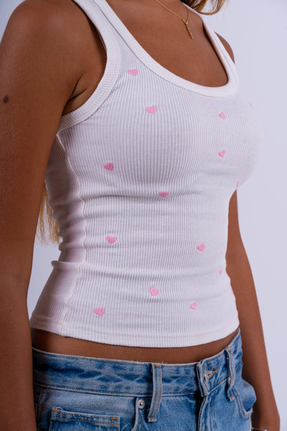 Pink Hart Tank