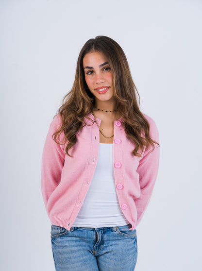 Pink Cardigan