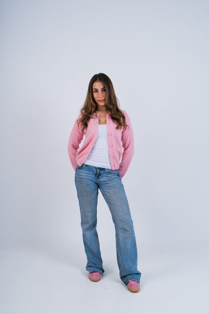 Pink Cardigan