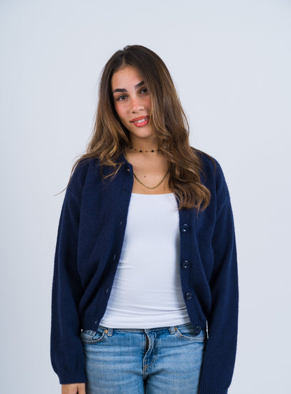 Navy Cardigan
